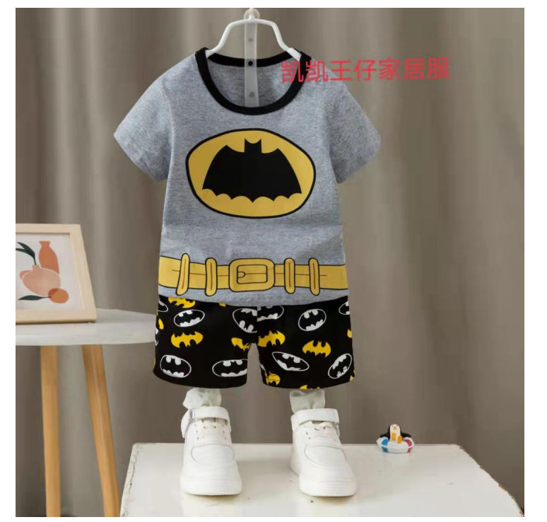 [2251529] - Import Baju Setelan Homewear Anak - Motif Batman Belt