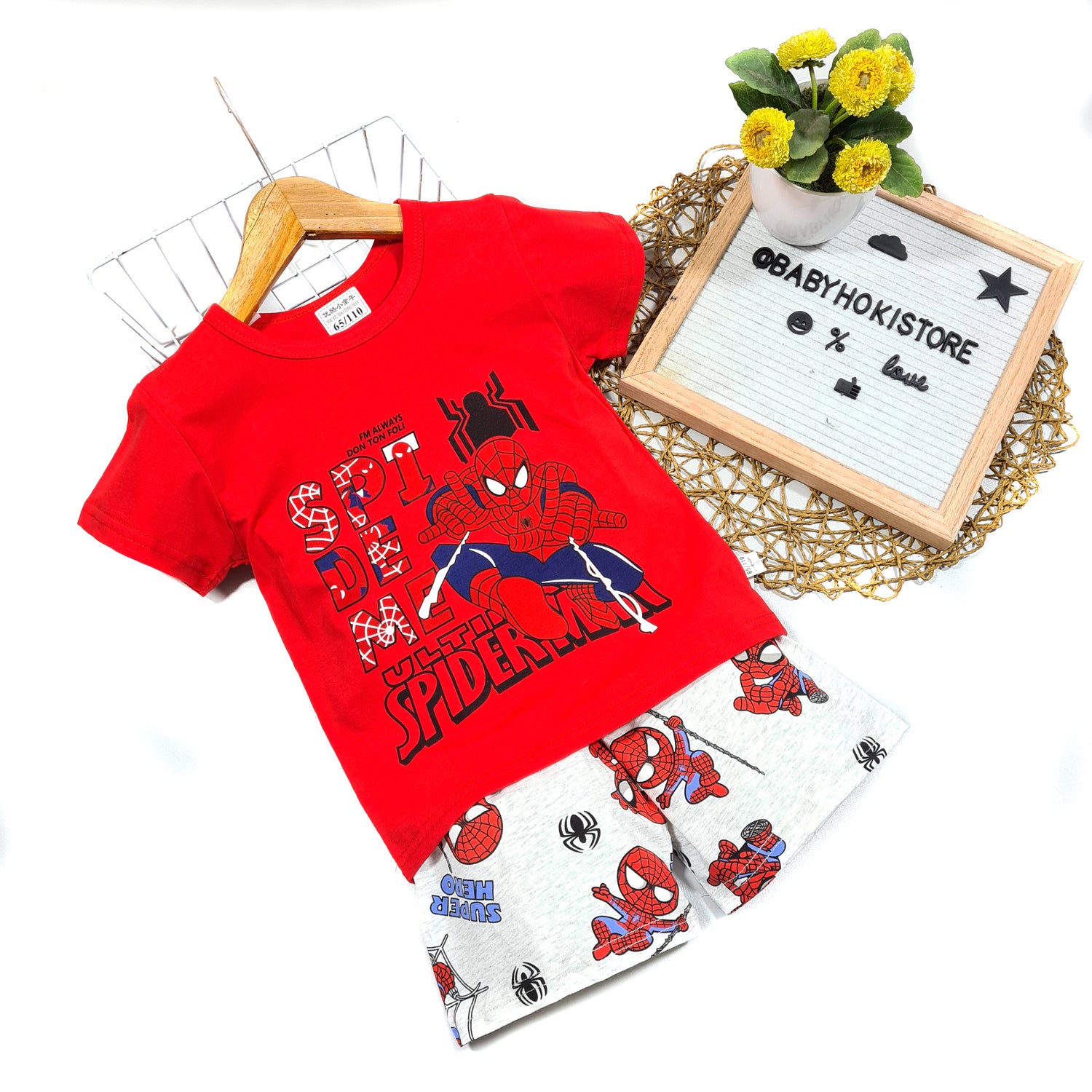 [2251548] - Setelan Baju Import Anak Santai - Motif Ultimate Spiderman