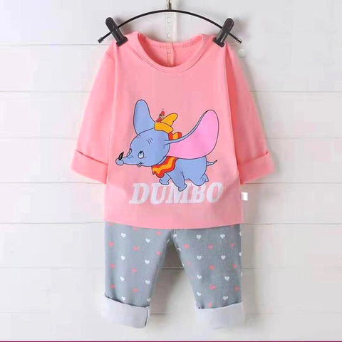 jual [225332] - Baju Tidur Anak / Setelan Piyama Anak / Pakaian Tidur Anak - Motif Disney Dumbo 