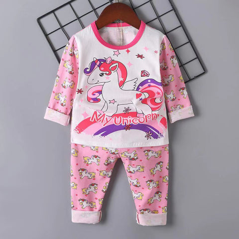 jual [225335] - Piyama Anak Perempuan / Baju Tidur Anak Perempuan - Motif My Unicorn 