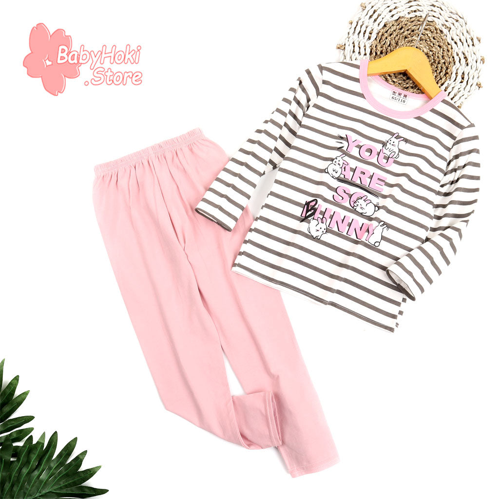 [225510] - Setelan Piyama Anak / Baju Tidur Anak - Motif You Are Bunny
