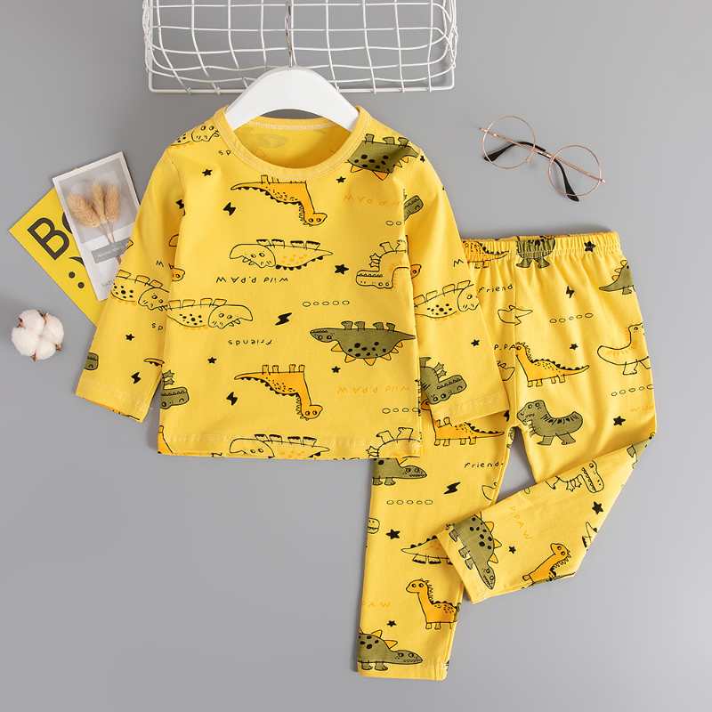 [225515] - Setelan Piyama Anak / Baju Tidur Anak - Motif Dino's Friend