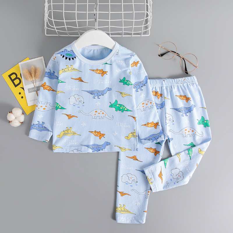 [225524] - Setelan Piyama Anak Import / Baju Tidur Anak - Motif Big Animal