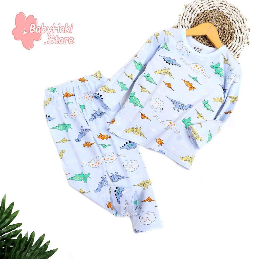 [225524] - Setelan Piyama Anak Import / Baju Tidur Anak - Motif Big Animal