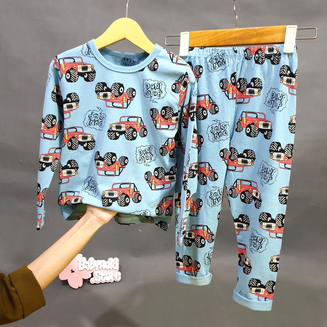 [225643] - Piyama Anak Import  / Setelan Tidur Anak / Baju Tidur Anak - Motif Dont Stop