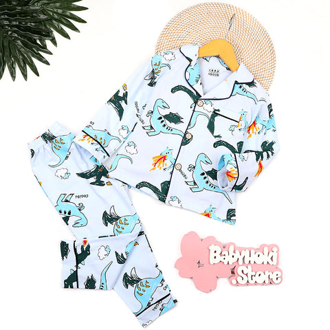 [225668] - Baju Piyama Anak / Setelan Tidur Anak - Motif Ferocious Dragon