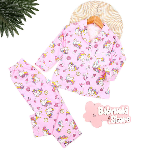 [225681] - Baju Piyama Anak Import / Setelan Tidur Anak - Motif Little Pony