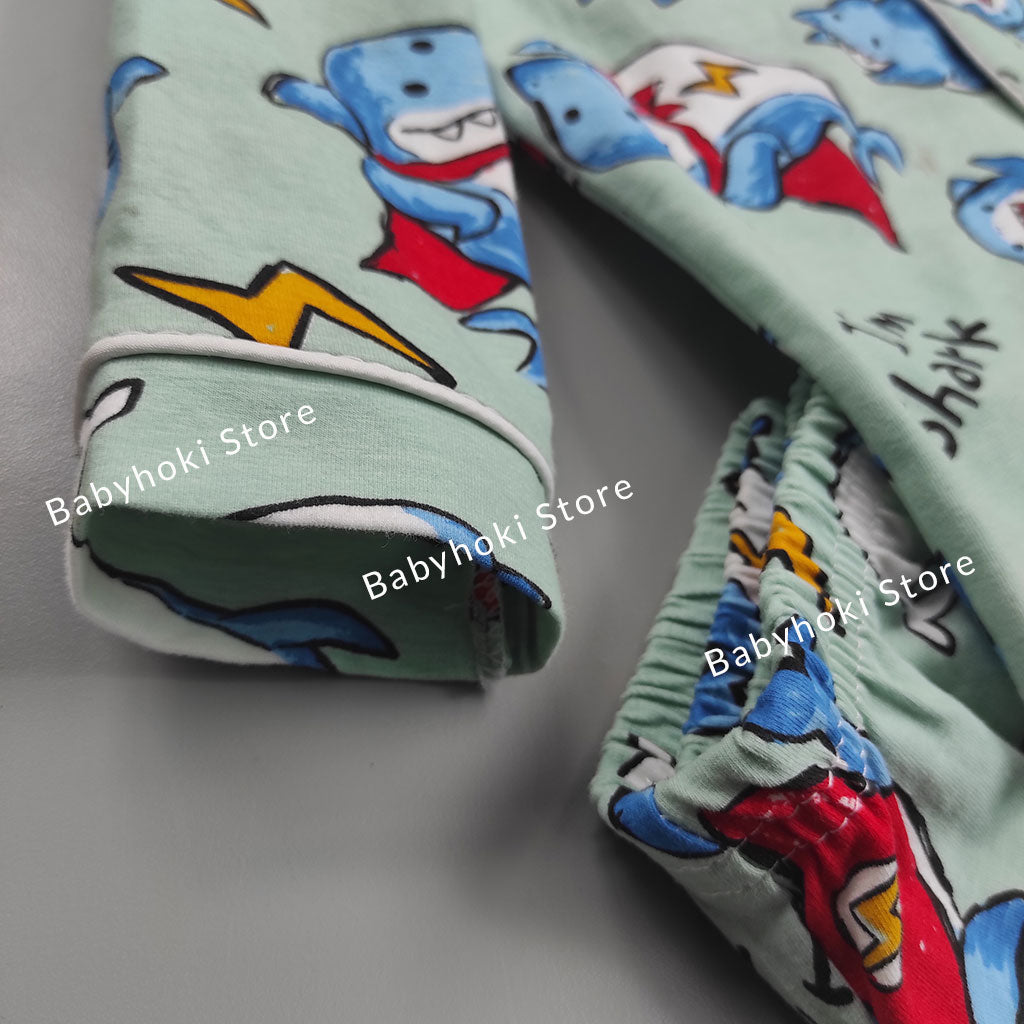 [225689] - Baju Piyama Anak / Setelan Tidur Anak - Motif I'm Shark