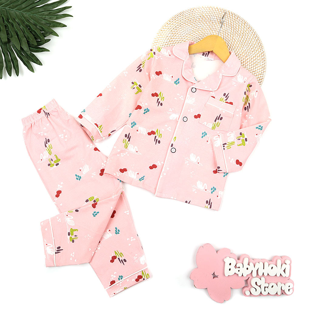 [225693] - Baju Piyama Anak Import / Setelan Tidur Anak - Motif Goose Park