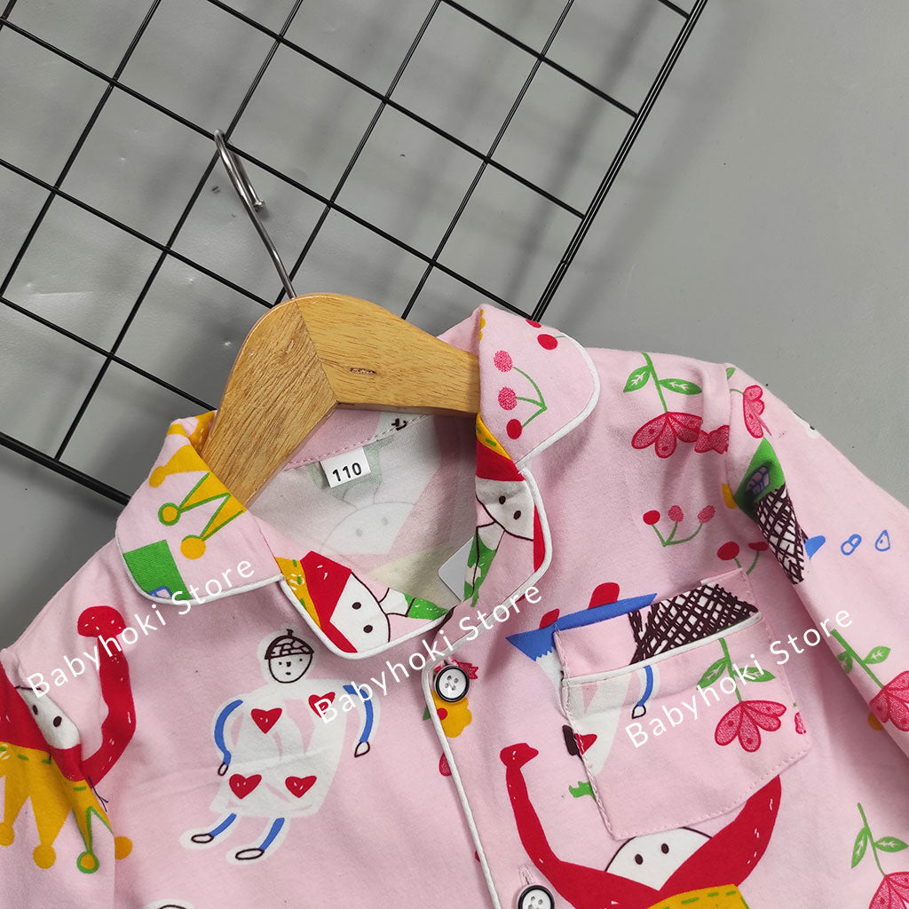 [225694] - Baju Piyama Anak Import / Setelan Tidur Anak - Motif Shy Princess