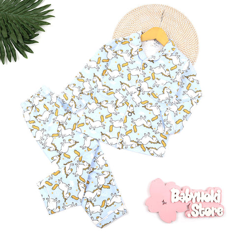 [225700] - Baju Piyama Anak Import / Setelan Tidur Anak - Motif Little Unicorn