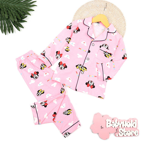 [225705] - Baju Piyama Anak Import / Setelan Tidur Anak - Motif Minnie Mouse