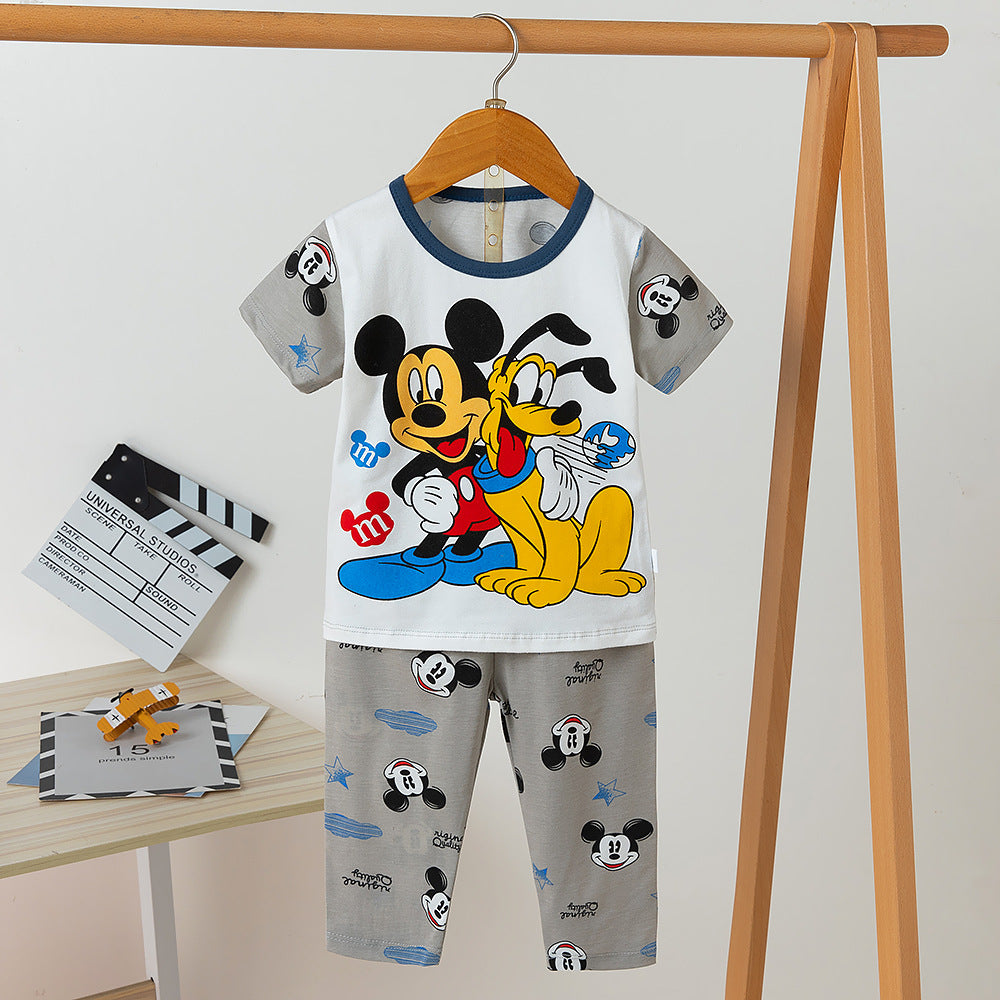 [225733] - Setelan Piyama Anak Import / Baju Tidur Anak - Motif Mickey's Friend