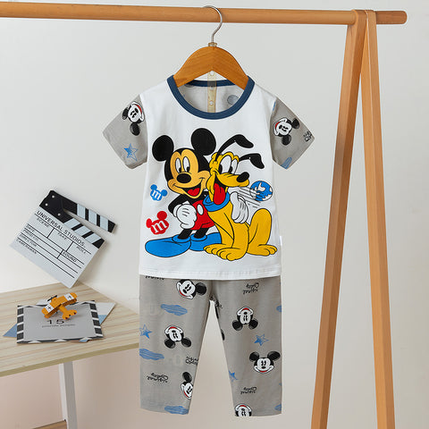 [225733] - Setelan Piyama Anak Import / Baju Tidur Anak - Motif Mickey's Friend