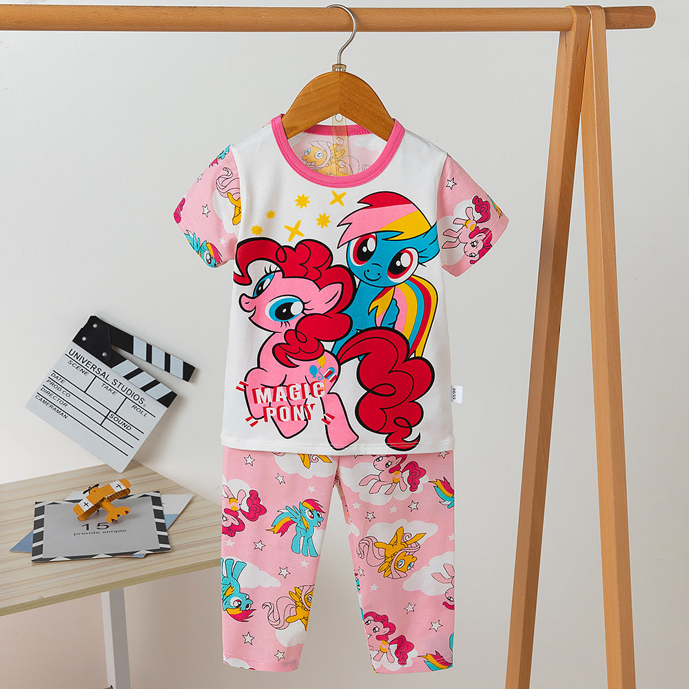 [225737] - Setelan Piyama Anak Import / Baju Tidur Anak - Motif Magic Pony