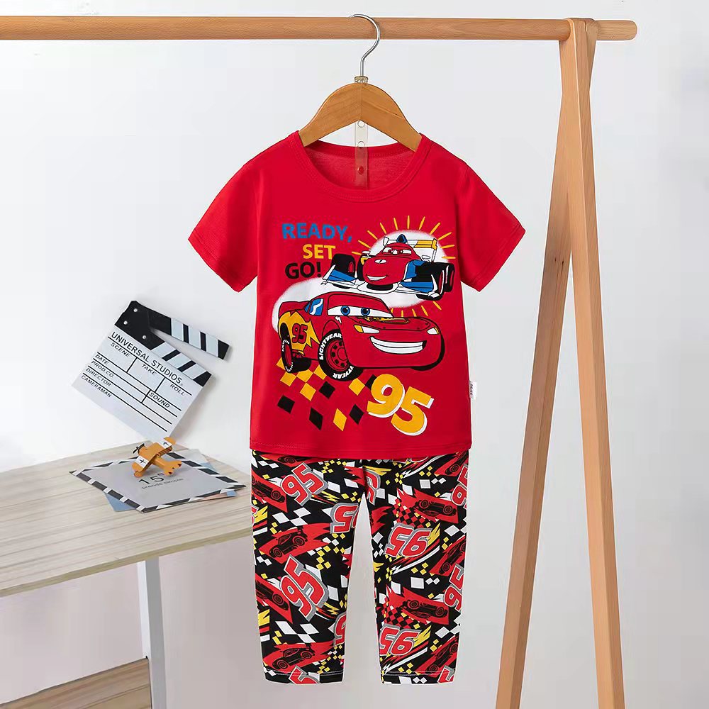 [225741] - Setelan Piyama Anak Import / Baju Tidur Anak - Motif Ready Mcqueen