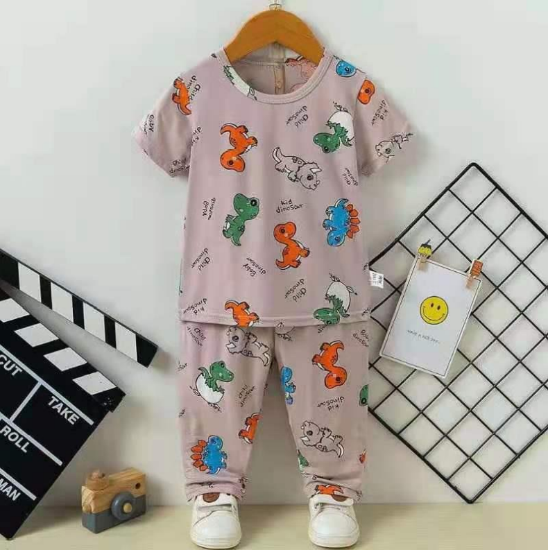 [225753] - Setelan Piyama Anak / Baju Tidur Anak - Motif Little Dinosaur