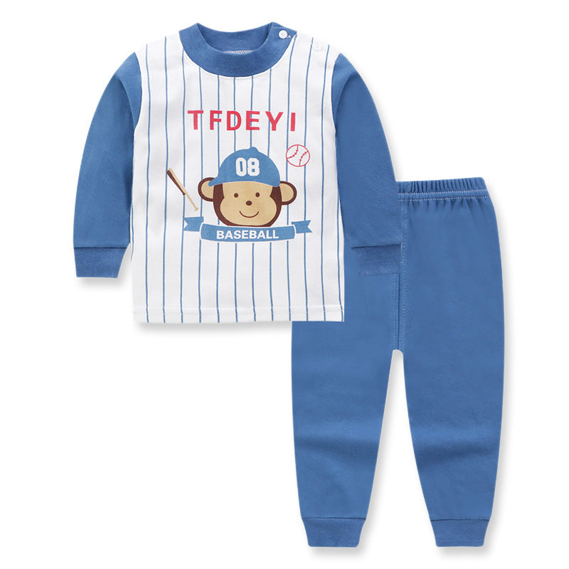 [227199] - Baju Piyama Anak Import / Setelan Tidur Anak - Motif Baseball Player