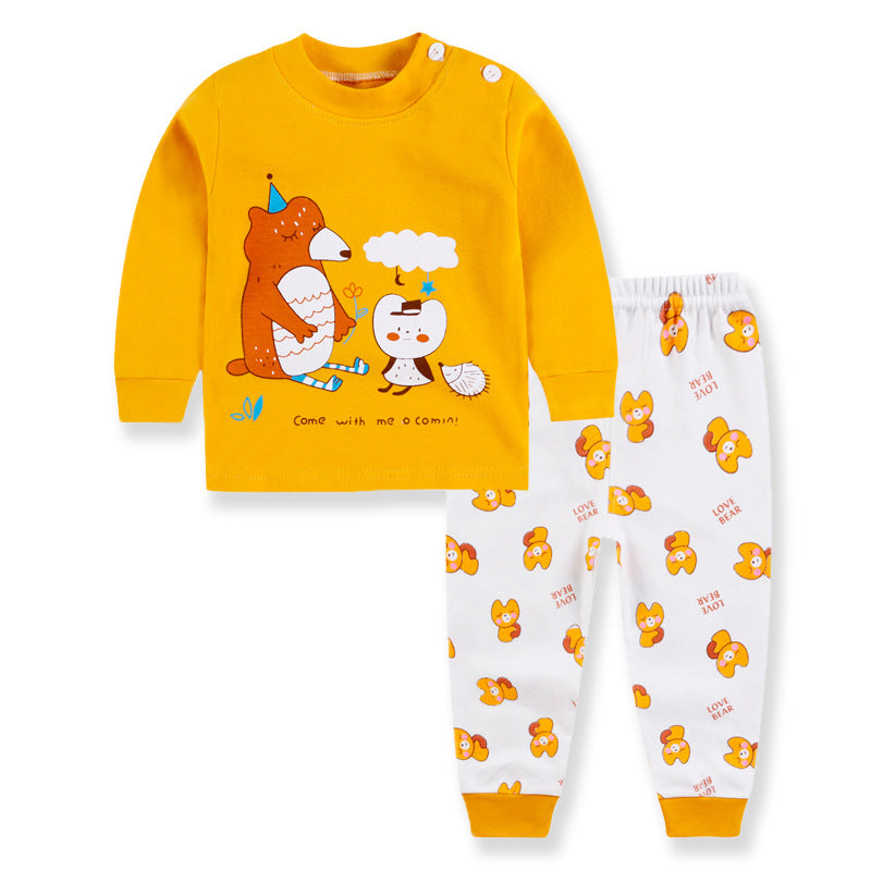 [227202] - Baju Piyama Anak Import / Setelan Tidur Anak - Motif Love Bear