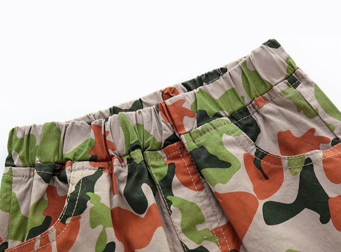 [513681] - Celana Pendek Santai Anak Laki-Laki - Motif Army Style