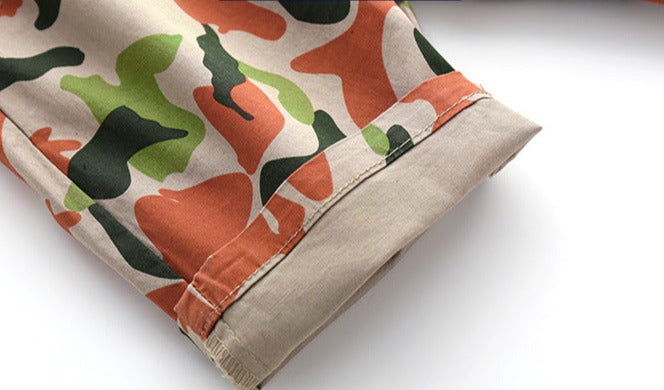 [513681] - Celana Pendek Santai Anak Laki-Laki - Motif Army Style