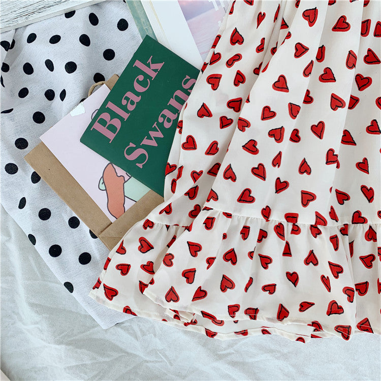 [507184] - Dress Kutung Fashion Anak Perempuan - Motif Love Love