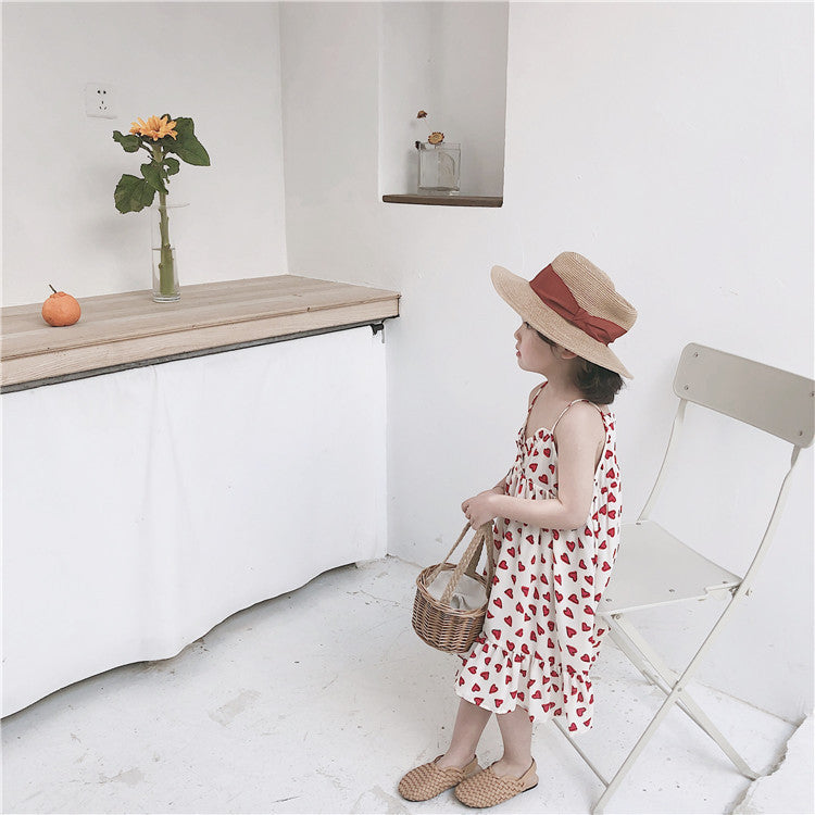 [507184] - Dress Kutung Fashion Anak Perempuan - Motif Love Love
