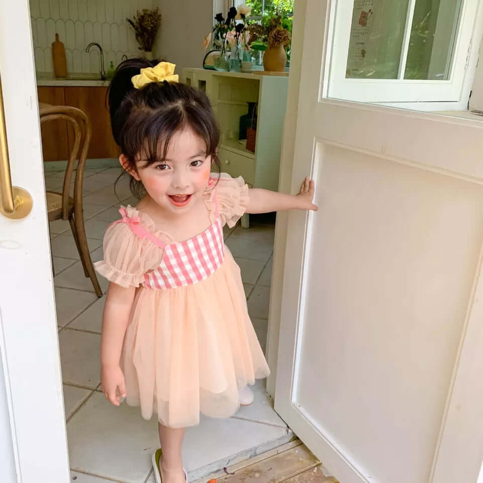 [001268] - Dress Fashion Anak Perempuan - Motif Unique Dress