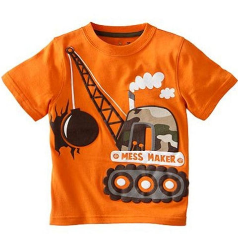 [357336] - Kaos Anak / Baju Atasan Summer Anak Trendi - Motif Mess Maker