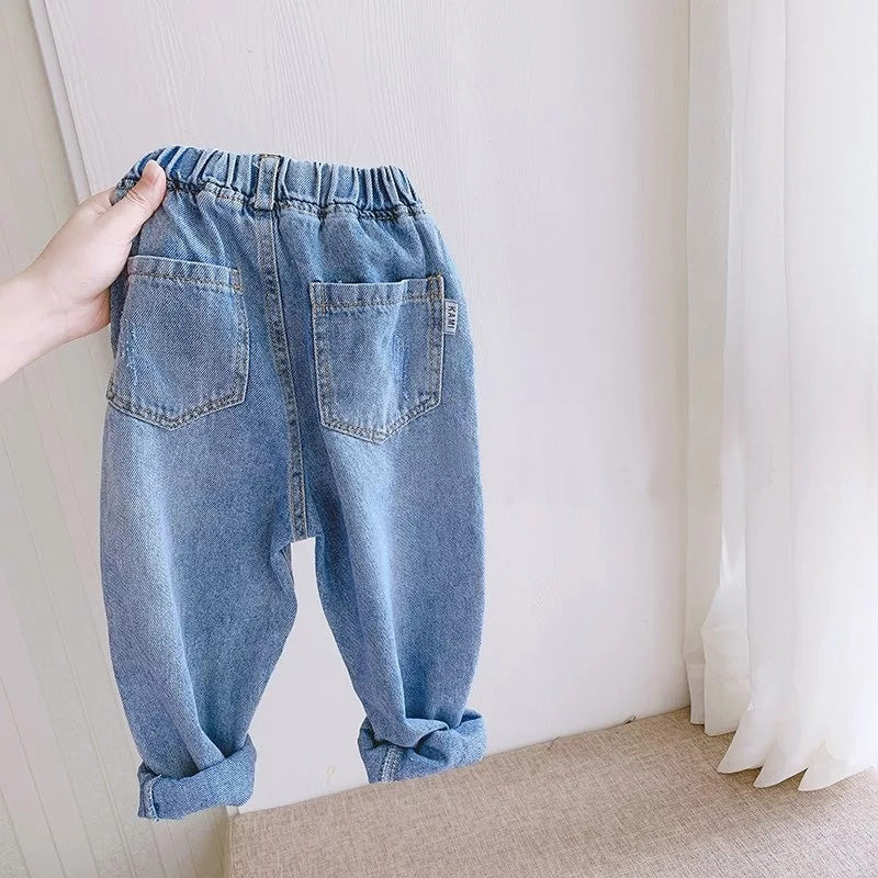[507513] - Bawahan / Celana Panjang Anak Perempuan - Motif Ripped Jeans
