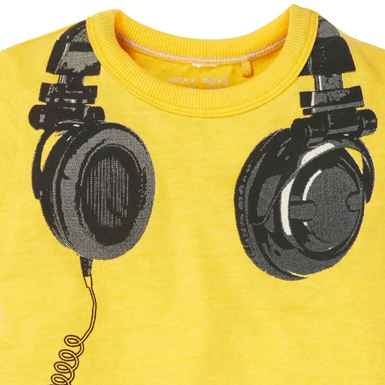 [356122-YELLOW] - Kaos Atasan Anak - Motif Big Airphone