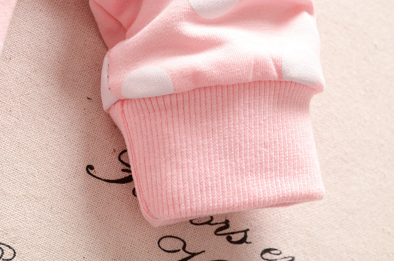 jual [102132] - Jaket Cardigan Anak Perempuan 1 - 4 Tahun - Motif Bunga Polka [B1003] 