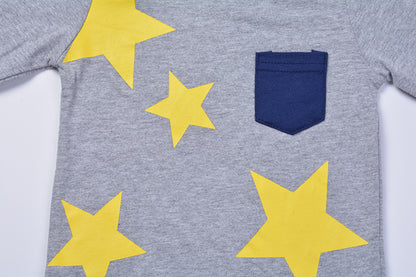 [357340] - Kaos Anak / Baju Atasan Summer Anak Trendi - Motif The Big Star