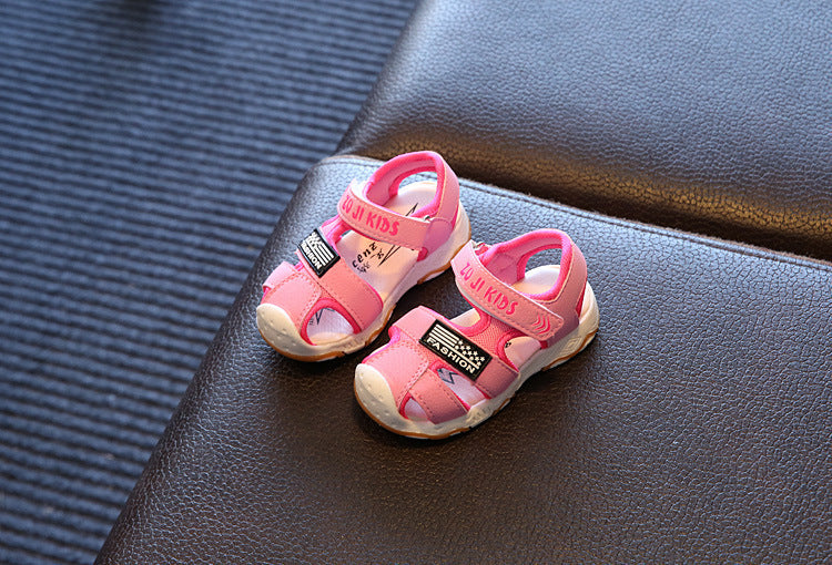 jual [339106] - IMPORT Sepatu Sandal Anak Unisex - Motif Emblem Fashion 