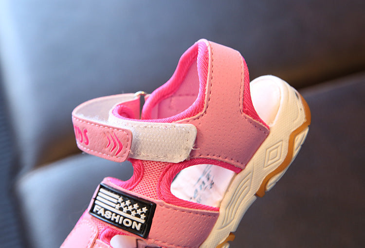 jual [339106] - IMPORT Sepatu Sandal Anak Unisex - Motif Emblem Fashion 