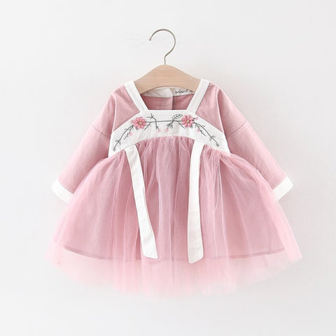[340159] - Dress Fashionable Anak Perempuan - Motif Creeping Flower