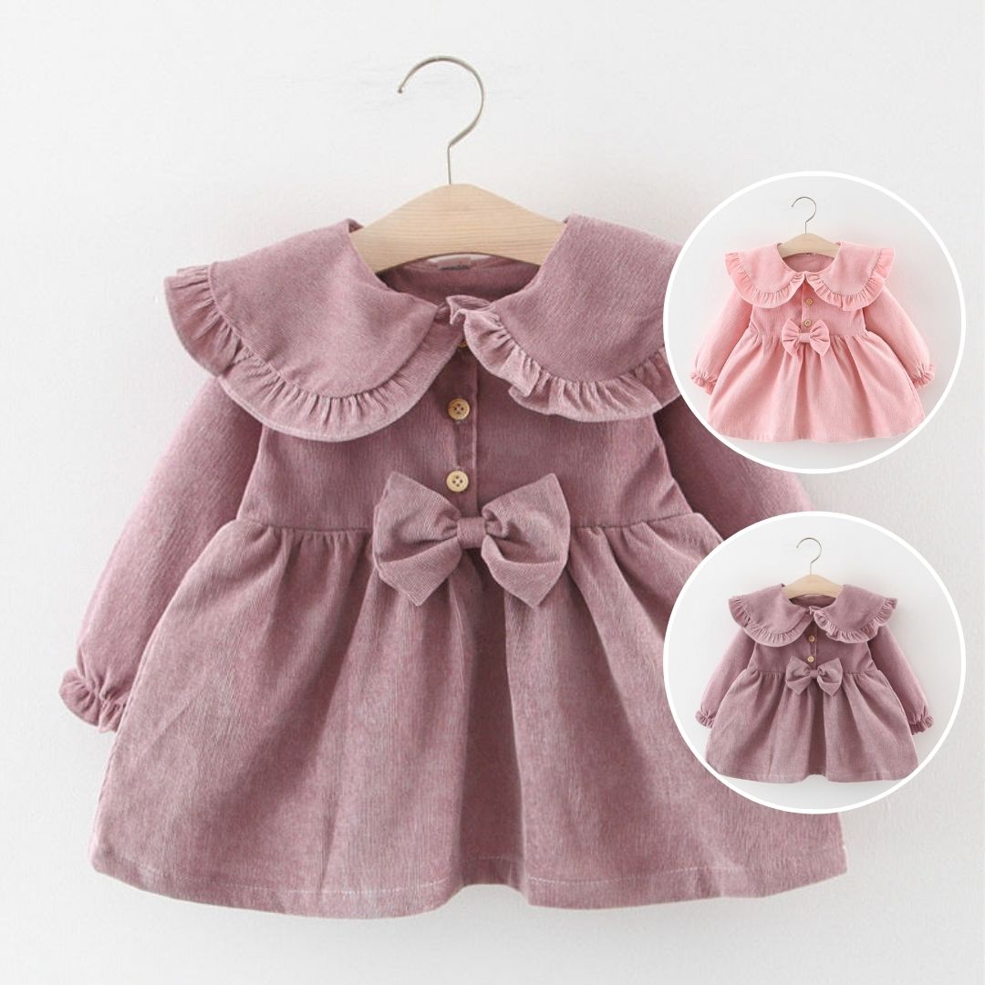 [340160] - Dress Fashionable Anak Perempuan - Motif Big Collar