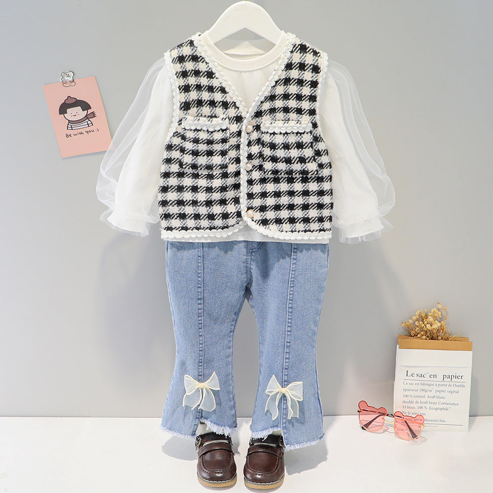 [340164] - Setelan Anak Trendy - Motif Striped Box