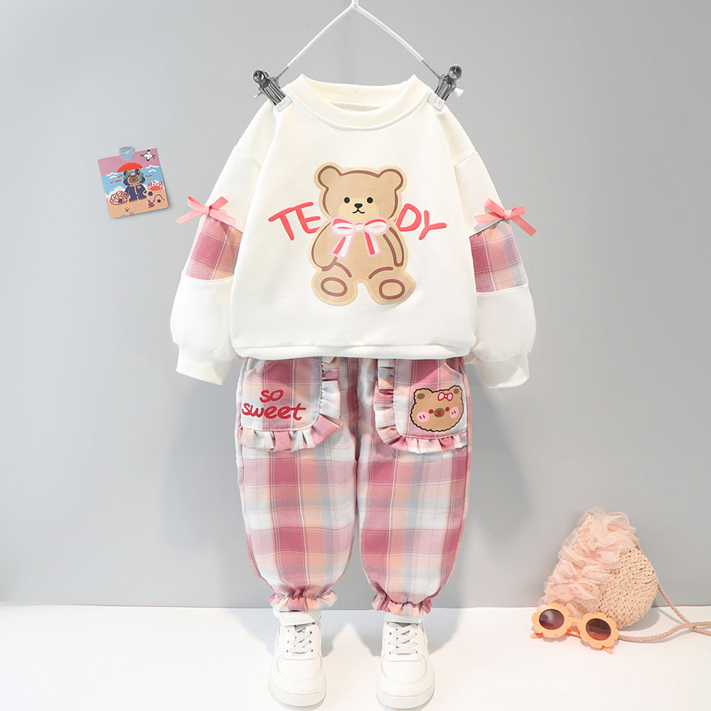 [340172] - Setelan Anak Trendy - Motif Sweet Bear