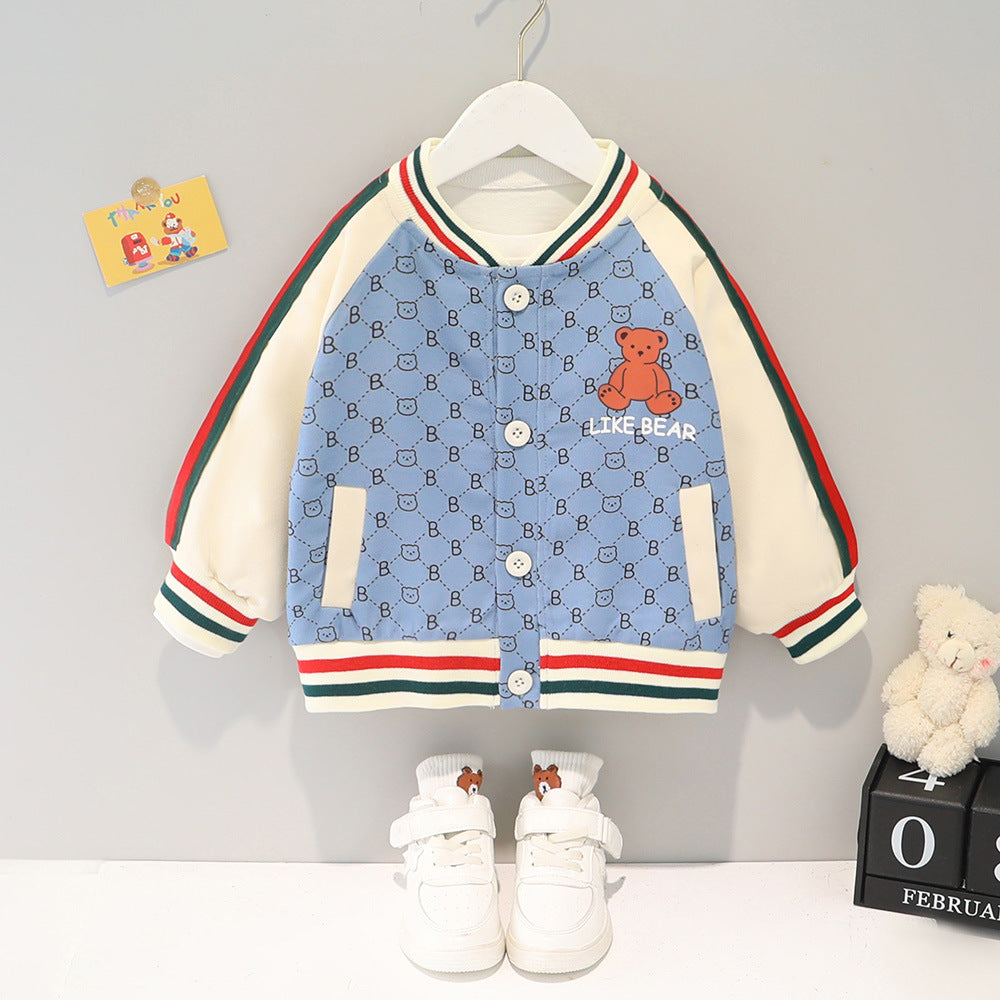 [340177] - Atasan Jaket Anak Trendy - Motif Like Bear