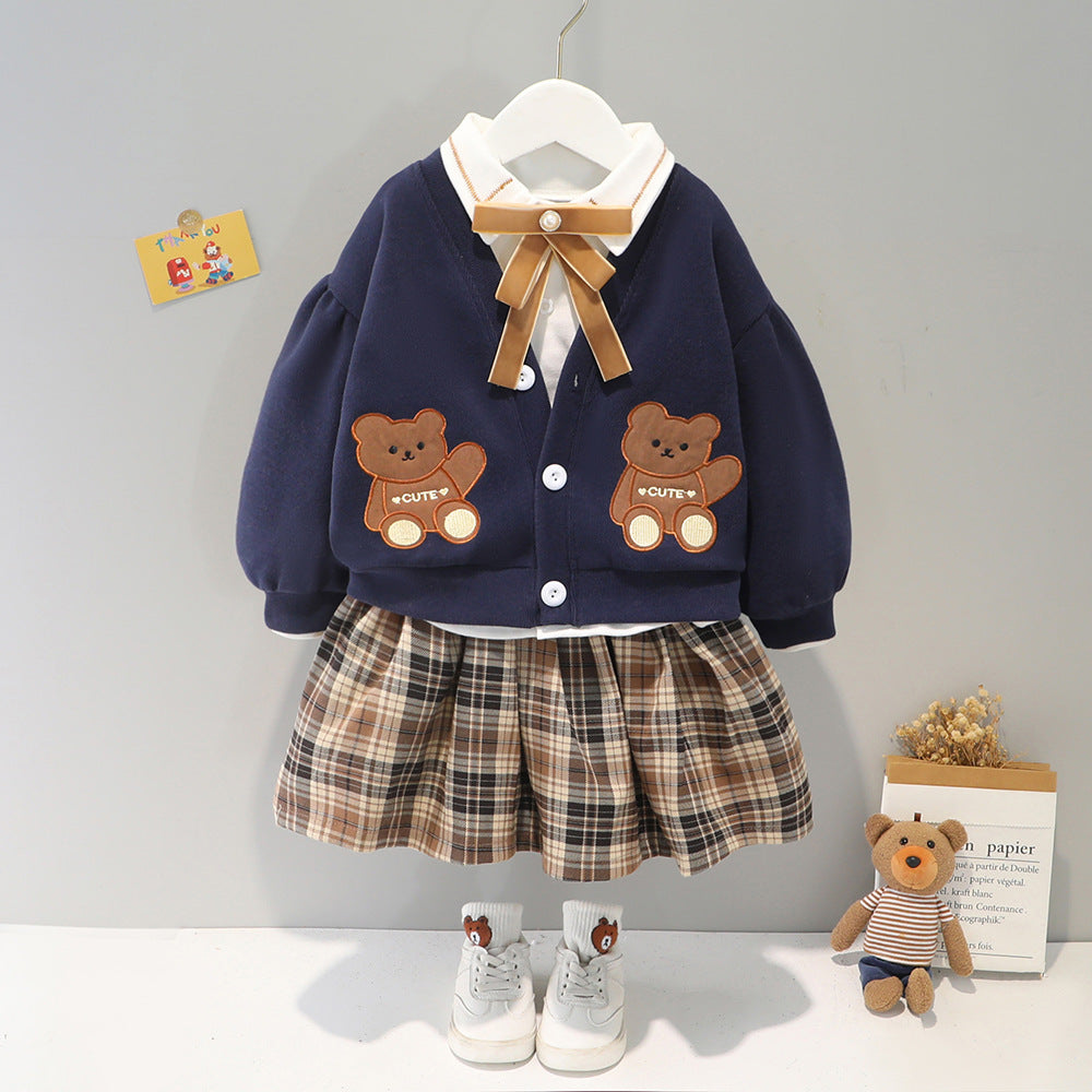 [340178] - Setelan Anak Trendy - Motif Cute Bear