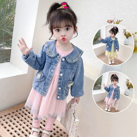 [340188] - Setelan Ootd Anak Trendy - Motif Heart Ribbon