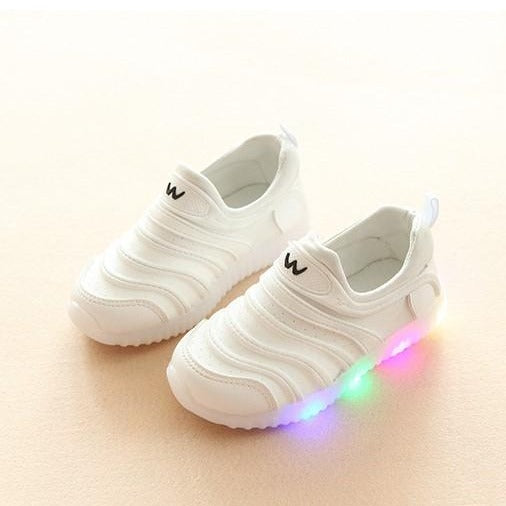 [343102-WHITE] - IMPORT Sepatu / Shoes Anak Unisex Sporty Lights