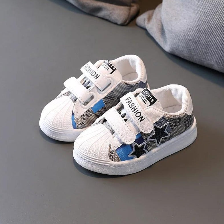 [343172] - Sepatu Sneakers Import Fashion Trendy Anak - Motif Box Star