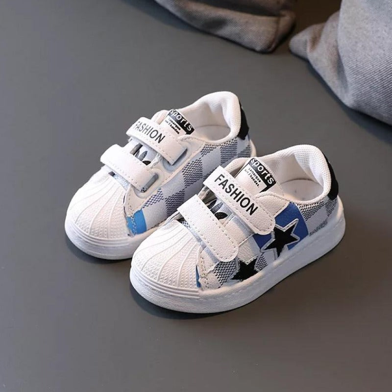 [343172] - Sepatu Sneakers Import Fashion Trendy Anak - Motif Box Star