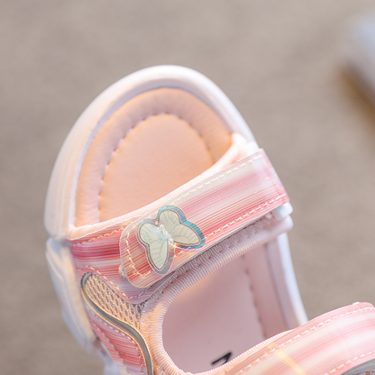 [343233] - Sepatu Sandal Anak Perempuan Fashion Import - Motif Winged Woman