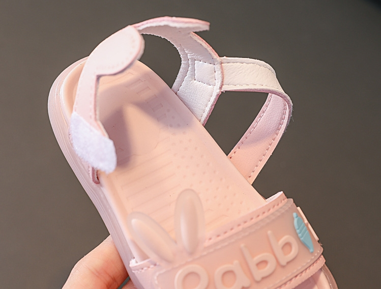[343241] - Sepatu Sandal Anak Perempuan Fashion Import - Motif Rabbit Carrot
