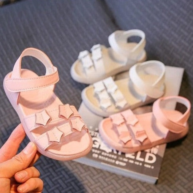 [343248] - Sepatu Sandal Casual Anak Fashion Import - Motif Two Star