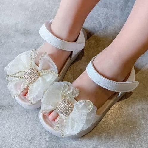 [343249] - Sepatu Sandal Casual Anak Fashion Import - Motif Diamond Ribbon