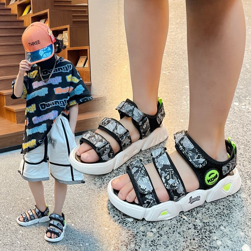 [343252] - Sepatu Sandal Casual Anak Fashion Import - Motif Alphabet Kids